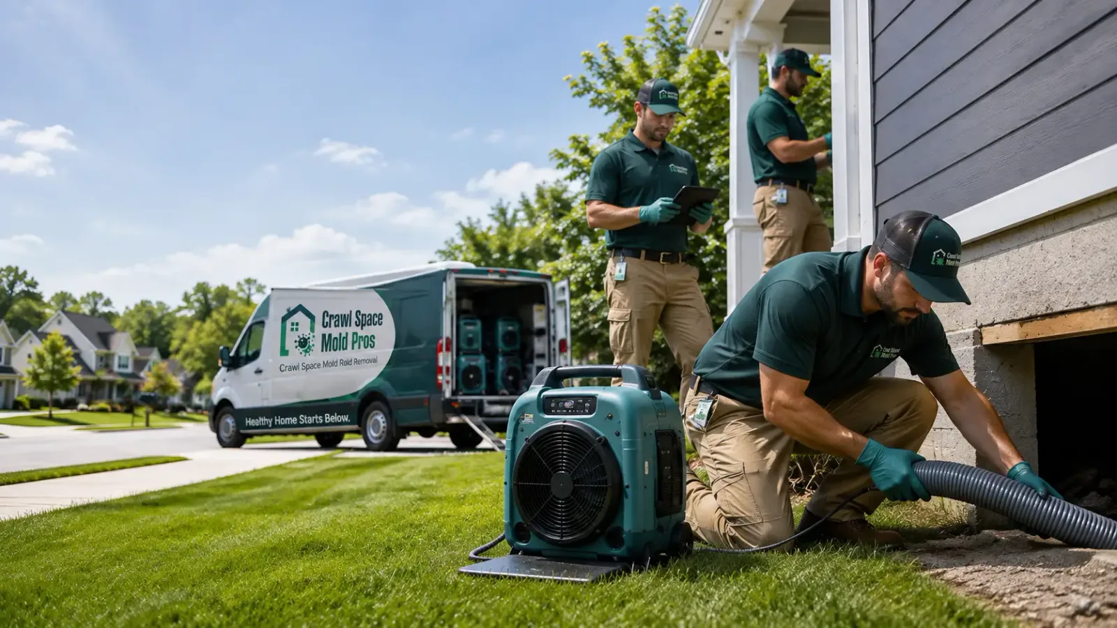 Crawl Space Mold Removal in Tiskilwa, IL
